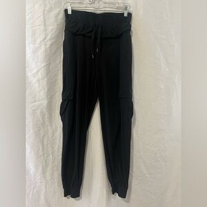 Women's Black Cargo Jogger Pants